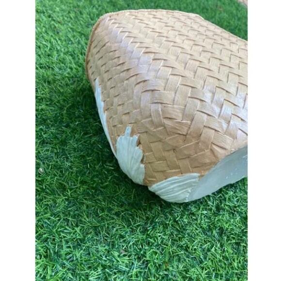 DAISY Planter Basket - White Flower Pattern Plant Holder - Picture 5 of 6